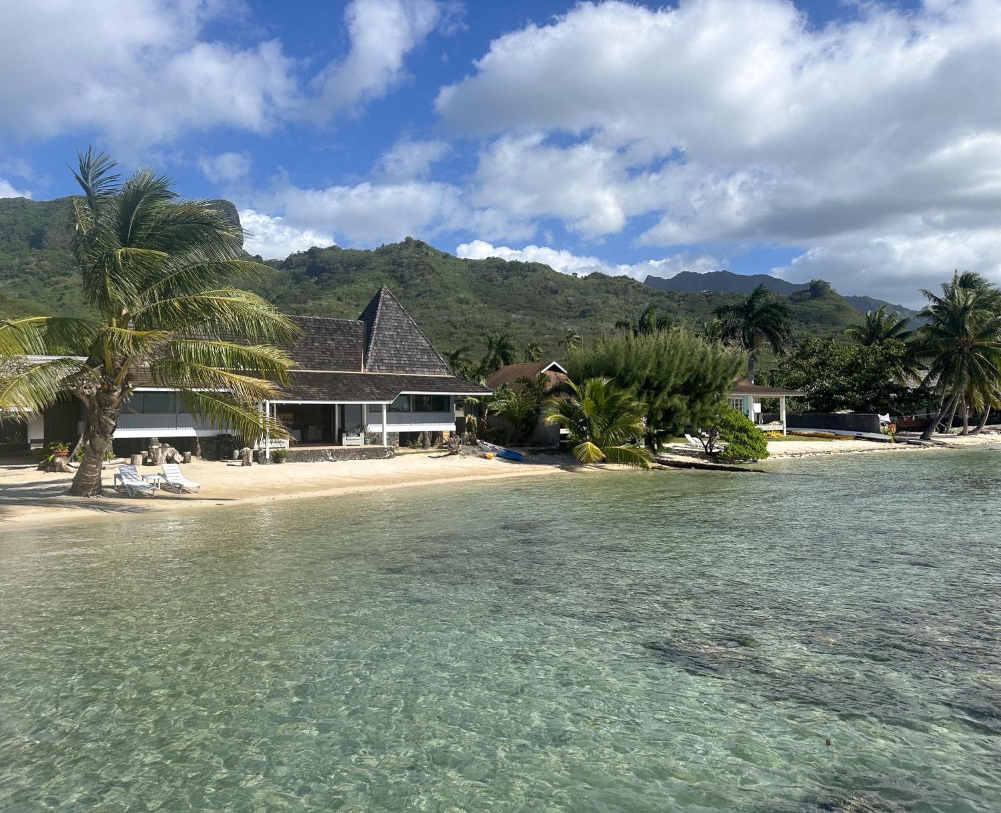 הוילה Maharepa  Chez Jay Moorea Beach House מראה חיצוני תמונה
